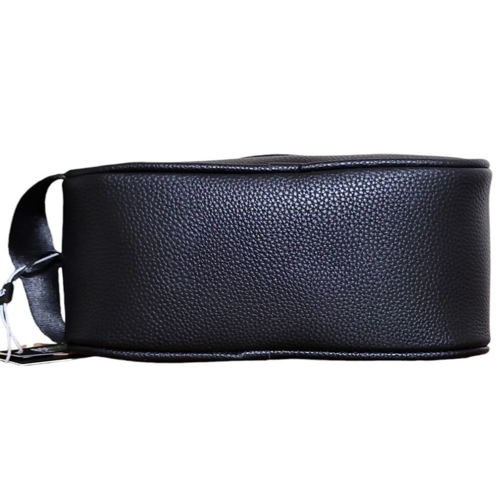 True Religion Travel Bag Dopp Kit Black Faux Leather Horseshoe Logo Shaving Kit - Picture 6 of 8